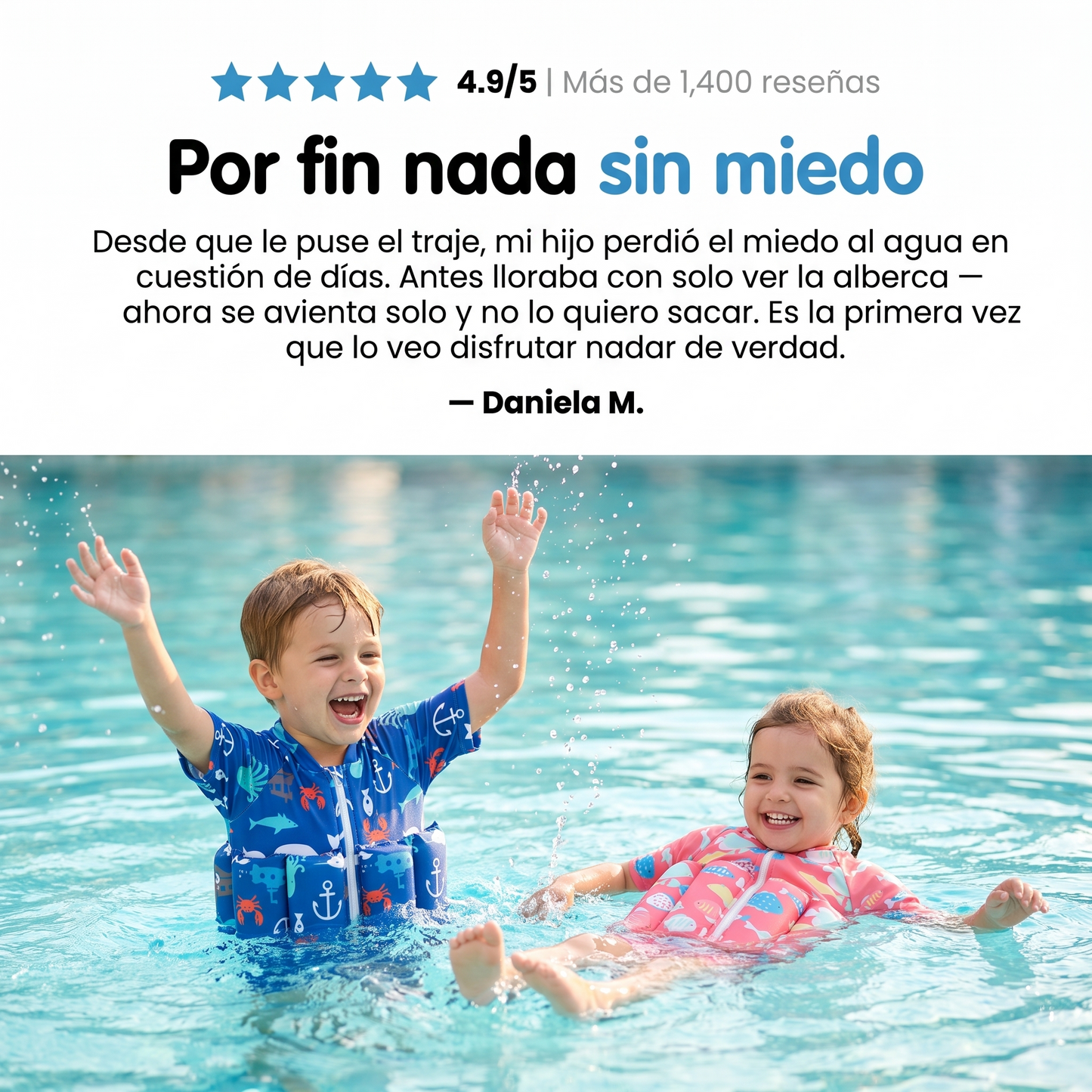AquaKidz™ Traje Flotador