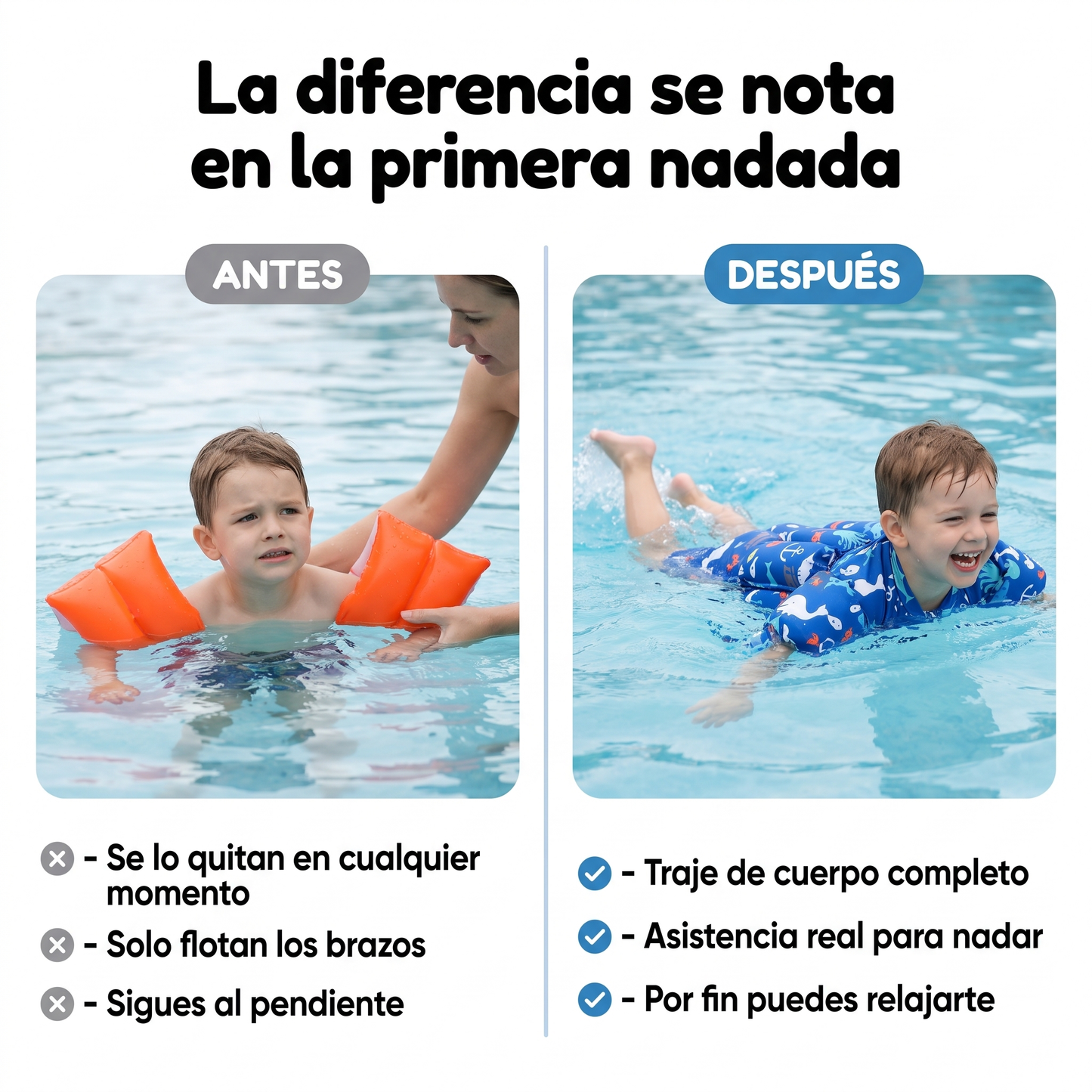 AquaKidz™ Traje Flotador